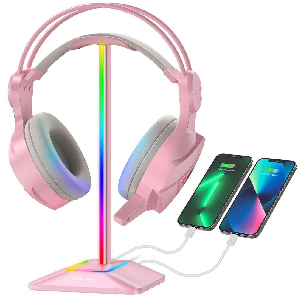 RGB Headphone Stand Z8 – New Bee