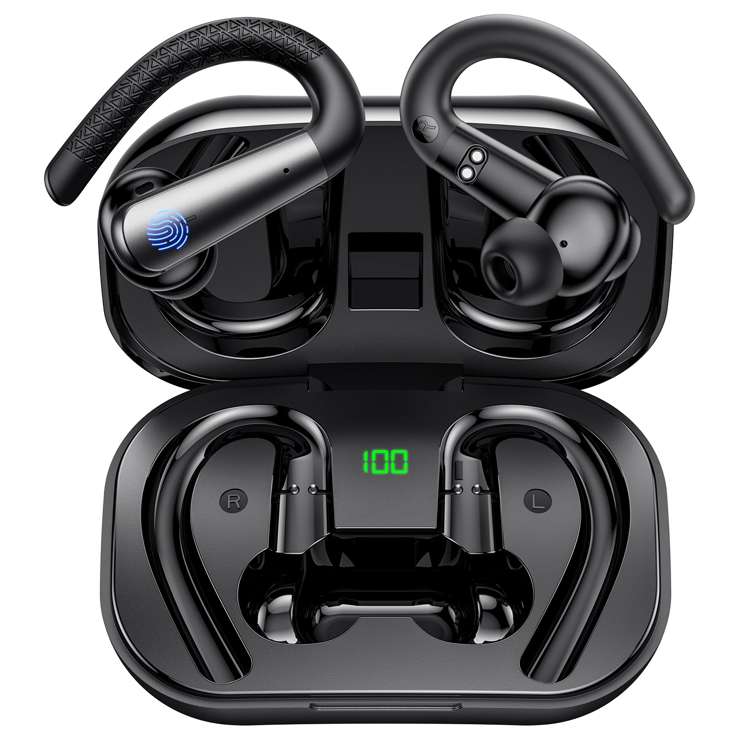 New Bee Bluetooth Headphones Wireless IPX6 Waterproof Over Ear Stereo