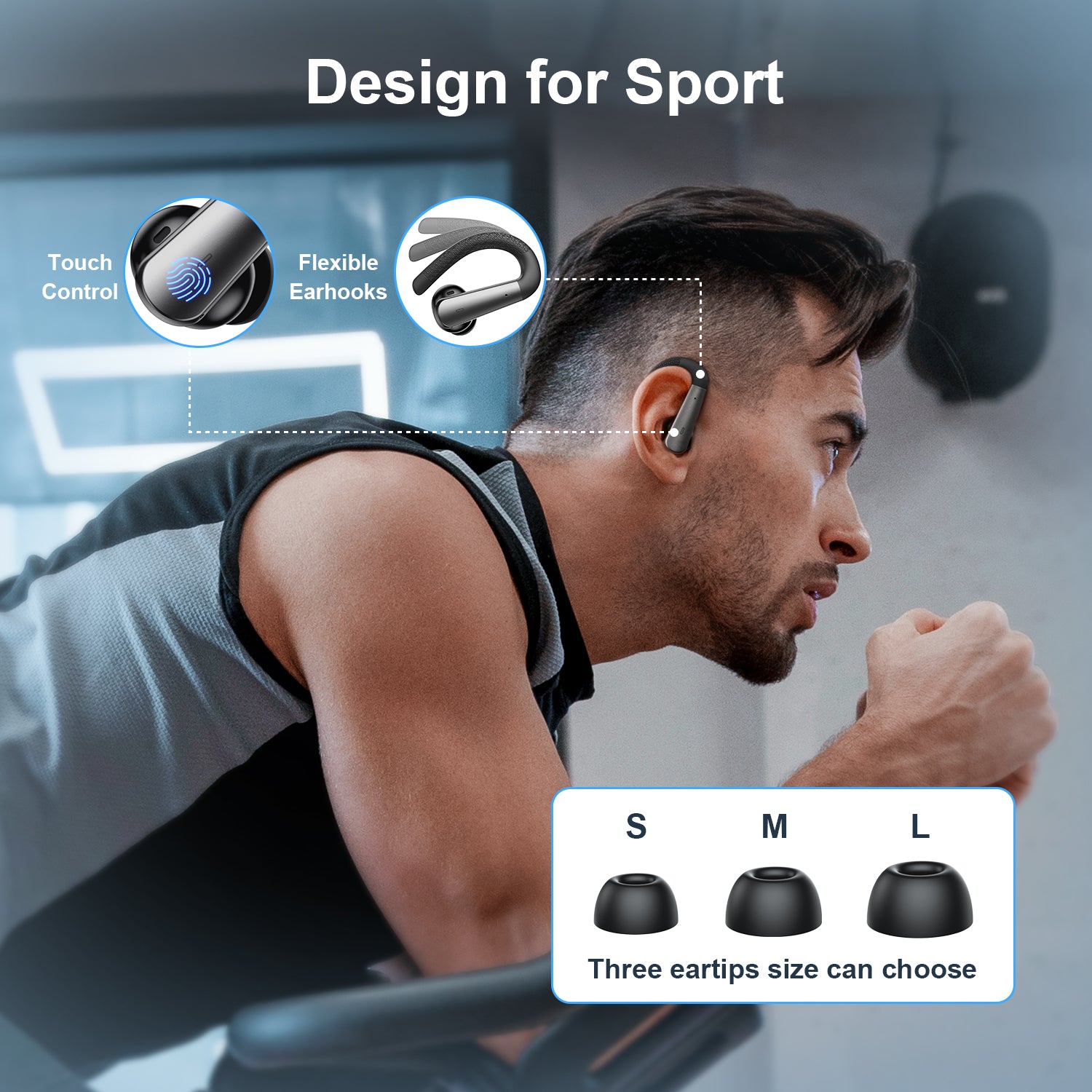 New Bee X13 Wireless Bluetooth Earbuds, IPX6 Waterproof New Bee X13 Wireless Bluetooth Earbuds, IPX6 Waterproof