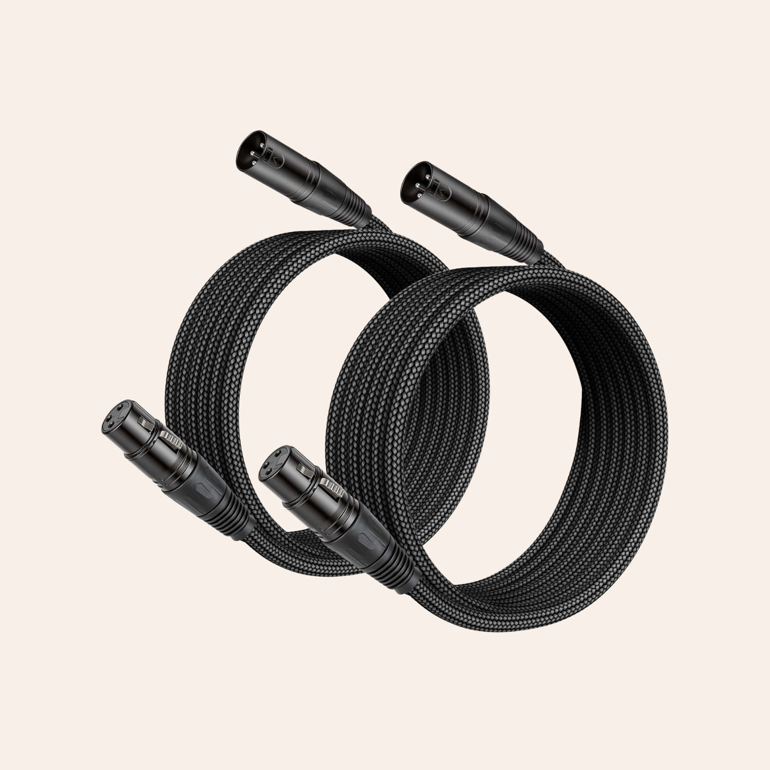 New Bee [2-Pack] XLR Cable 6ft MC10