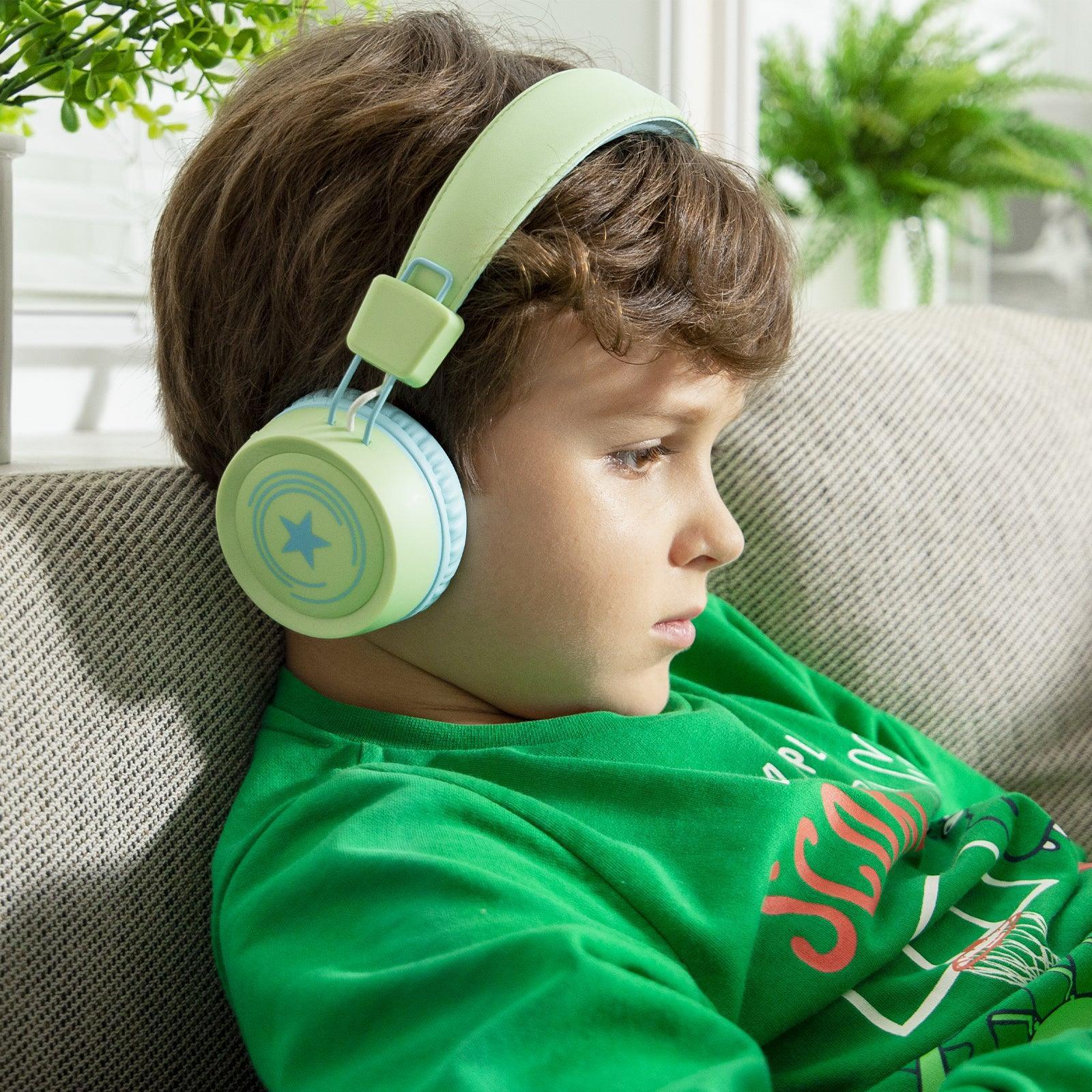 Kids Bluetooth Headphone Green