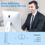 USB Office Computer Headset H360 - New Bee