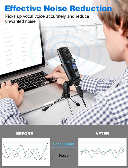 USB UniDirectional Microphone DM19 New Bee